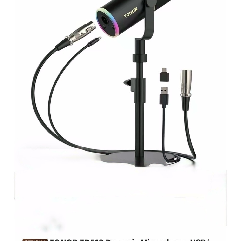 NOR USB/XLR Dynamic Microphone - Black